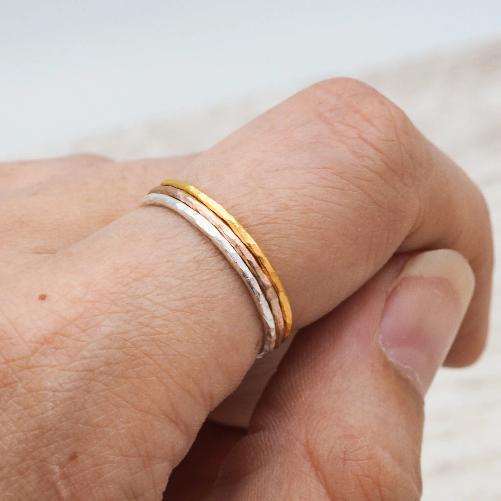 Thin Gold Stacker Ring