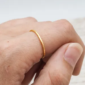 Thin Gold Stacker Ring