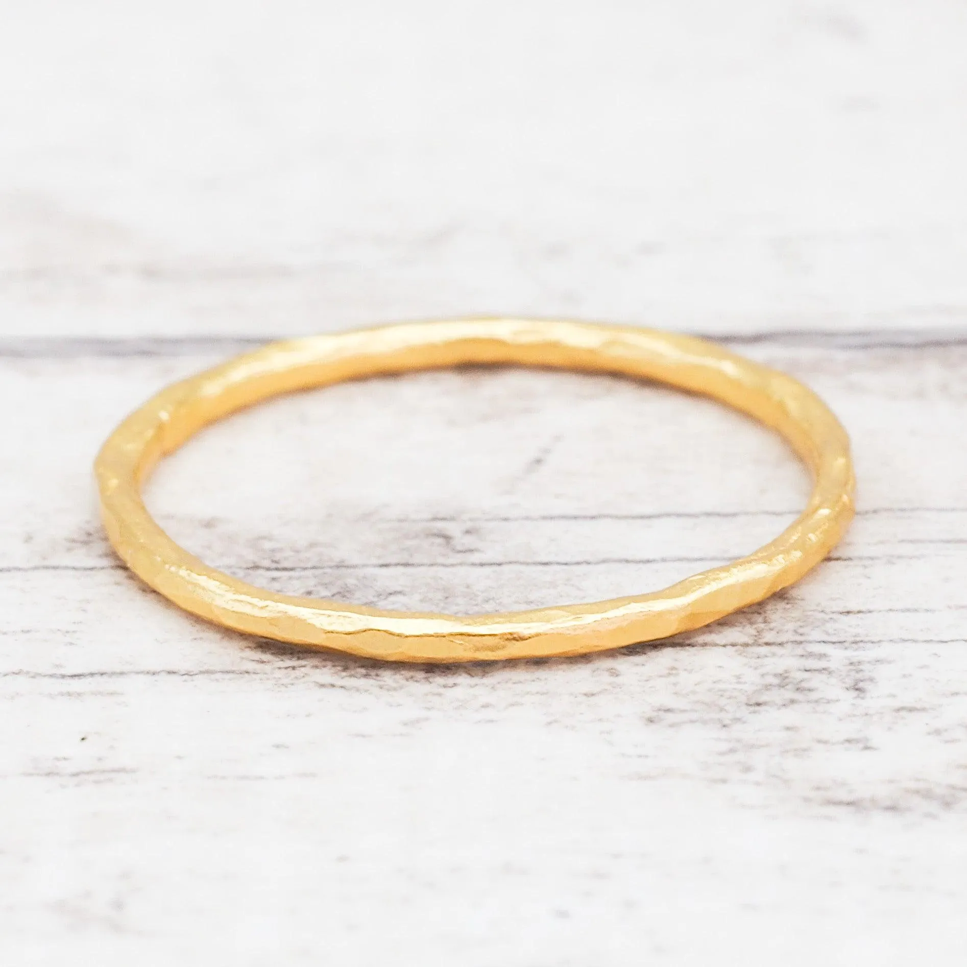 Thin Gold Stacker Ring