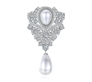 Vintage Pearl Brooch