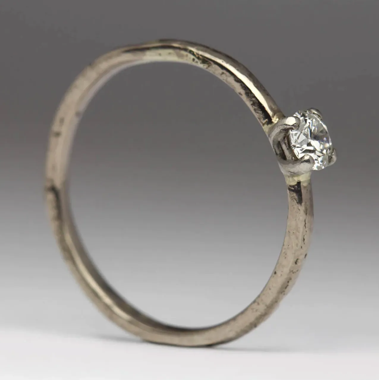 White Gold Engagement Ring