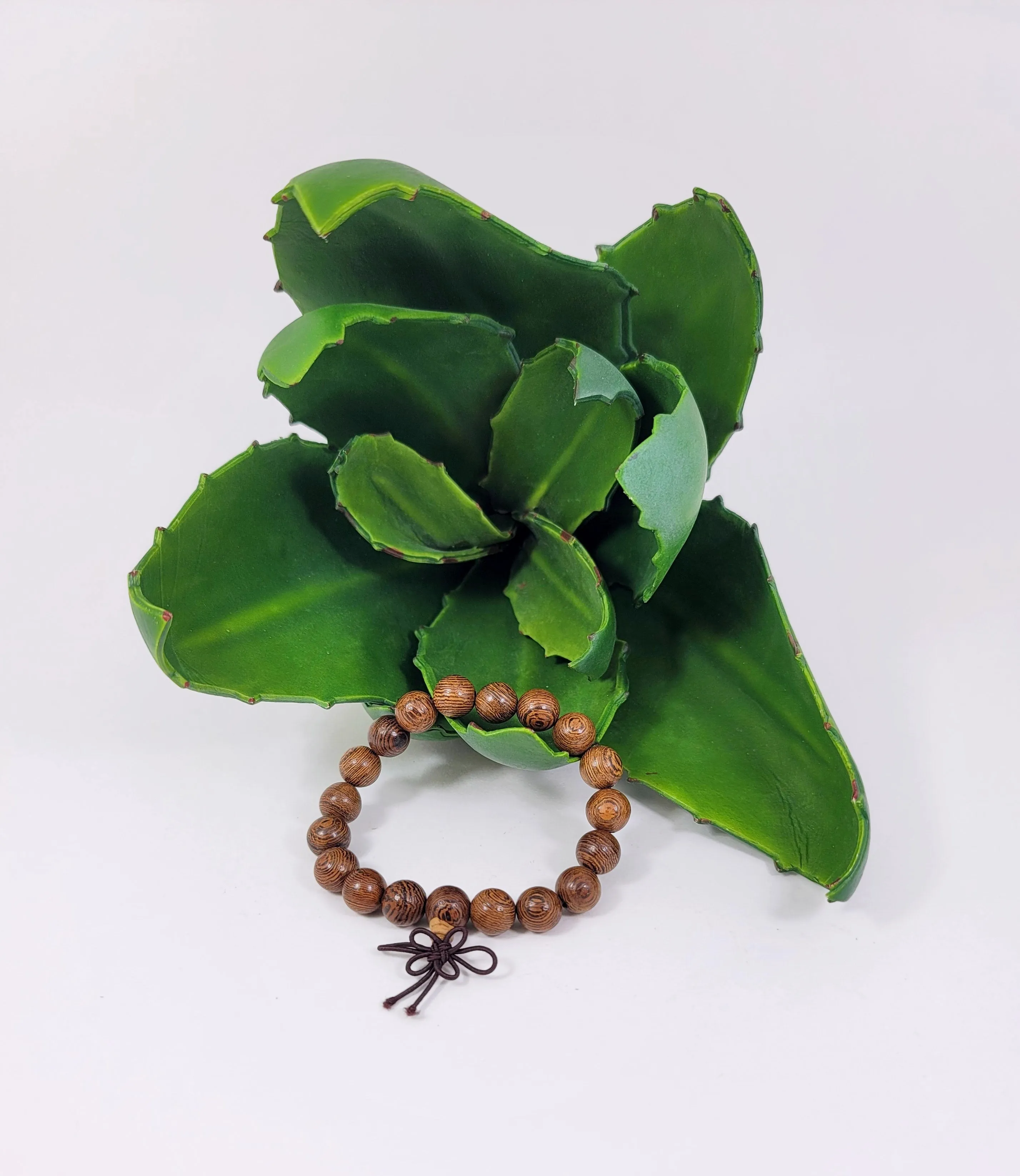 Wood Bead Stretch Bracelet